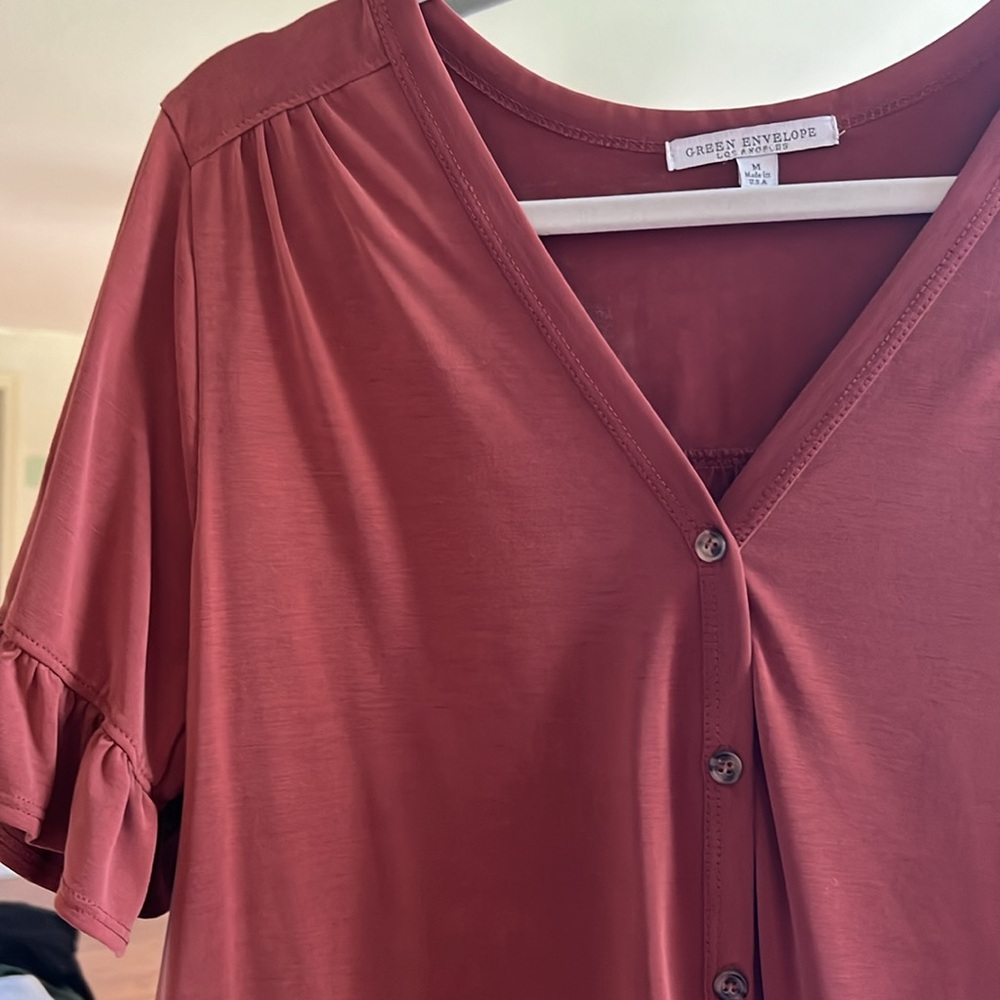 Rust Blouse - image 3